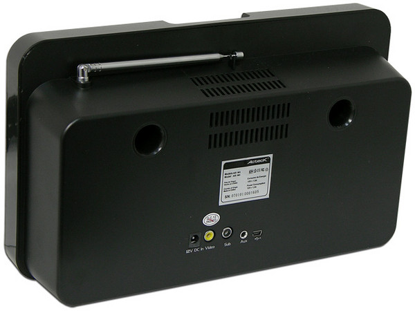 Bocinas para iPod Acteck con Radio AM/FM, 60 Watts PMPO, Color Negras