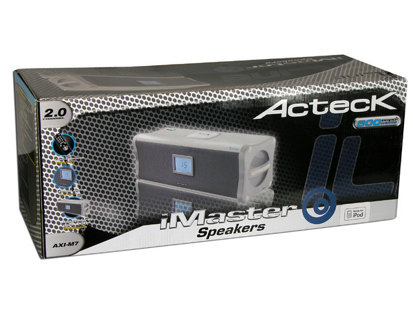 Bocinas para iPod Acteck con Radio AM/FM, Color Negras