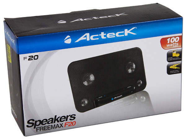 Bocina Portatil Acteck Freemax F20 para reproductores de MP3.