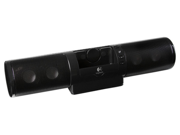 Bocinas Portátiles Logitech mm32 para iPod. Color Negras