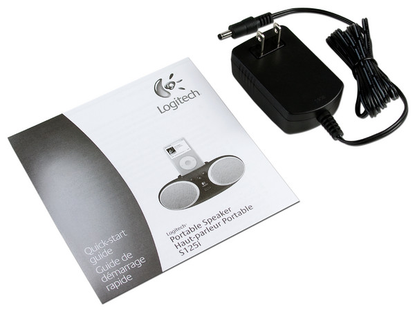 Bocinas Logitech Portables S125i para iPod. Color Negras