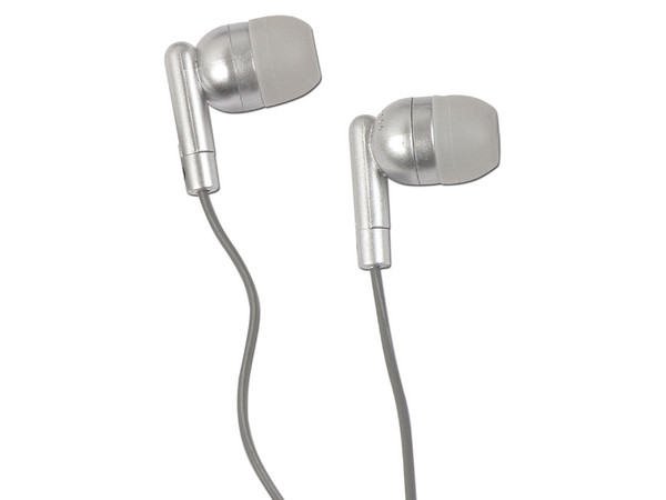 Audífonos Manhattan para dispositivo móvil, cable de 1m, Color Plateados