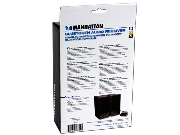 Receptor de Audio Manhattan Bluetooth 