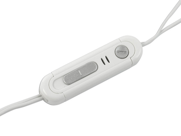 Audífonos Manhattan para dispositivo móvil, cable de 2m, Color Blanco