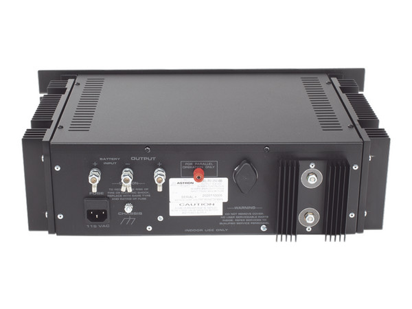 Fuente de poder ASTRON RM-35MBB, 13.8Vcd, 35A, Lineal regulada con circuito cargador de baterías, Ideal para instalación en Rack.