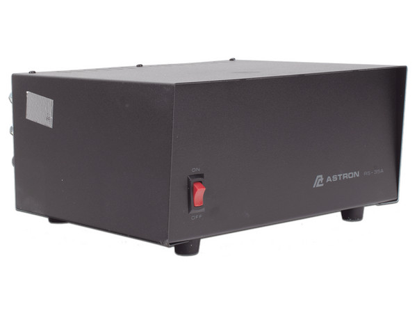 Fuente de poder ASTRON RS-35A, Lineal Regulada, Salidas: 13.8Vcd, 35A, Color Negro.