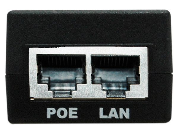 Inyector PoE FolkSafe FS-48D500, Fast Ethernet, 802.3af, Entrada de Voltaje 100-240VAC, Salida de Voltaje 48VCD, 0.5A - Ideal para Video IP.