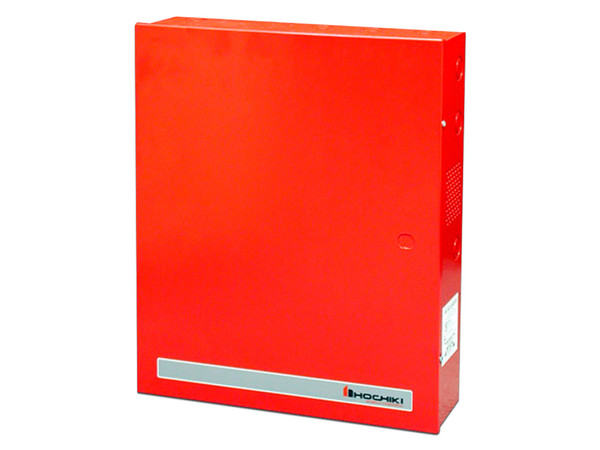 Fuente de Poder Hochiki FN-1024ULX-R con Gabinete, Cargador de 24 Vcd, 10A. Color Rojo.