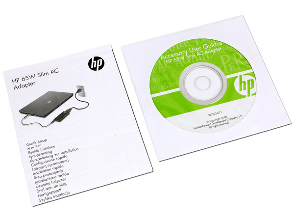 Adaptador de Corriente Slim para equipos HP de 65W.