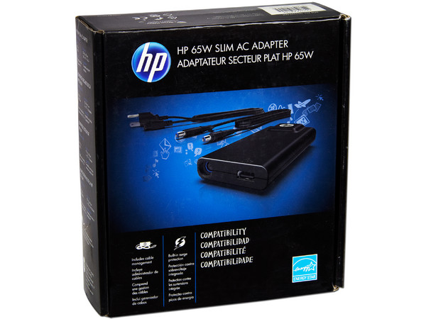 Adaptador de Corriente Slim para equipos HP de 65W.