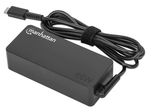 Cargador para laptop USB-C Manhattan de 65 W (102513).