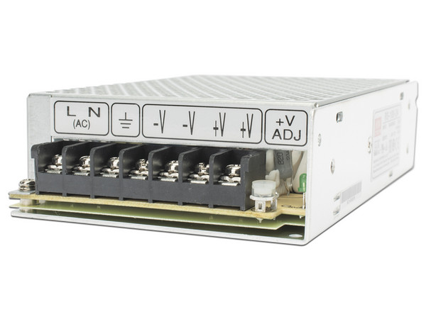 Fuente de Poder Industrial Conmutada, 100W de Potencia, 24Vcc, 4.5A.