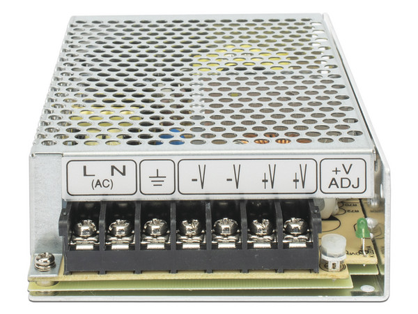 Fuente de Poder Industrial Conmutada, 100W de Potencia, 24Vcc, 4.5A.