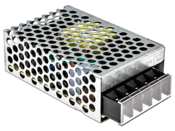 Fuente de Poder Industrial MEANWELL RS-25-12, Conmutada , 25W , 12Vcc, 2.1A.