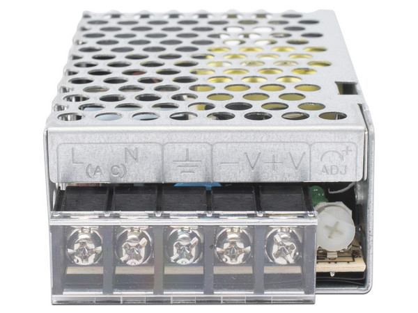 Fuente de Poder Industrial Conmutada, 25W de Potencia, 5Vcc, 5A.