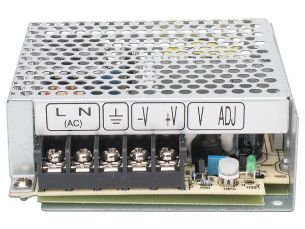 Fuente de Poder Industrial Conmutada Mean Well RS-50-24 de 50W, 24Vcd, 2.2A.