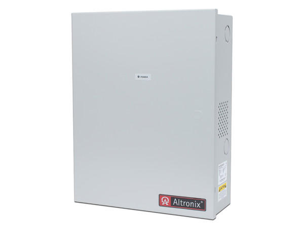 Fuente de alimentación de 24 Vcd, 10 A, Con capacidad de baterías de respaldo, 1 salida, Voltaje de entrada de 115 Vca.