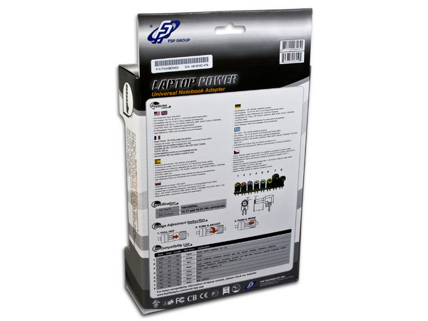 NB S90 Adaptador de Corriente Universal con puntas intercambiables para Laptop