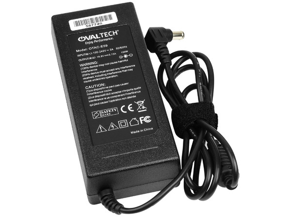 Adaptador de corriente OvalTech OTAC-E59 para Laptop Sony VAIO de 19.5V/4.7AH.