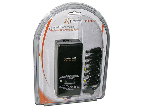 Adaptador Universal de Poder con 8 tipos de Puntas Removibles, 7 Voltajes Diferentes