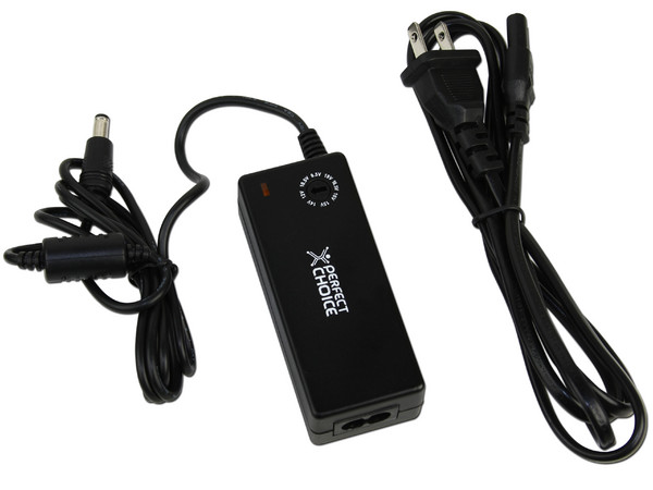 Perfect Choice Adaptador de Corriente Universal con puntas intercambiables para Netbook