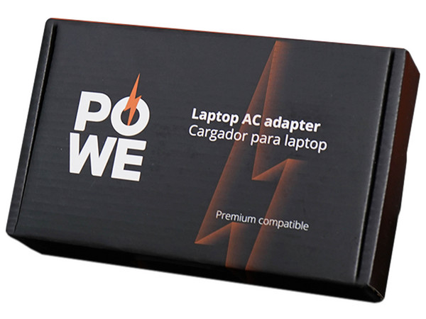 Adaptador de Corriente POWE ADA-E02-PW para Laptop ASUS de 65W 19V y 3.42A con Punta Delgada de 4.0 x 1.35mm. Color Negro.