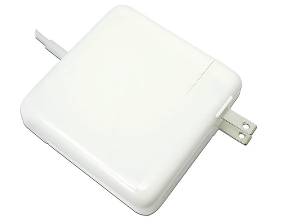 Cargador Para Macbook POWE ADA-F03-PW de 60W, 16.5V y 3.65A, MagSaf 2 tipo T. Color Blanco.