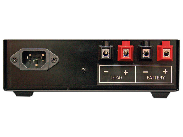 Fuente de poder SAMLEX SEC-1223BBM, 13.8V, 19A, Conmutada con circuito cargador de baterías.