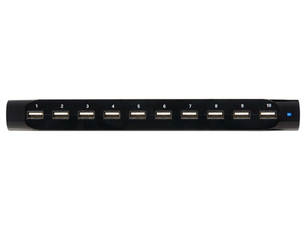 Estación de Carga USB Tripp Lite de 10 puertos USB 2.4A. Color Negro.