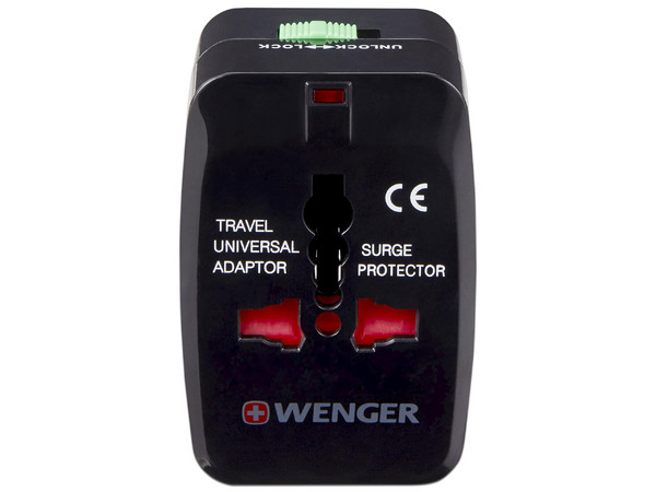 Adaptador de viaje Wenger 604551 con supresor de picos