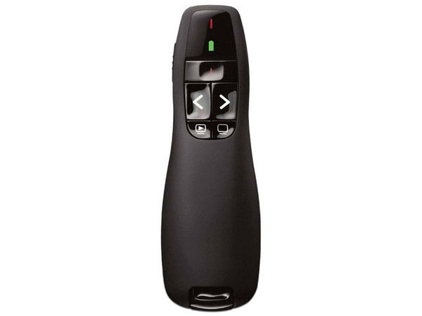 Presentador Inalámbrico BRobotix 497356 con puntero láser. Color Negro.