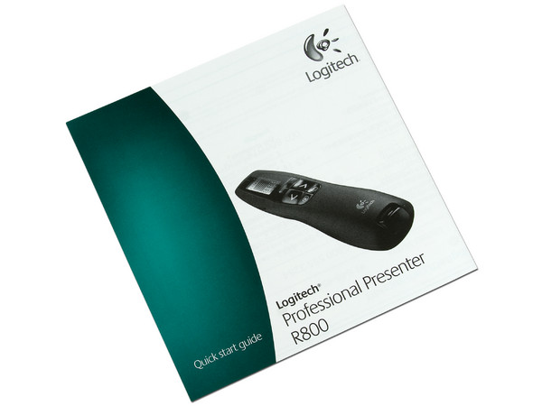 Presentador Inalámbrico Logitech R800 con Pantalla LCD y puntero Láser Verde