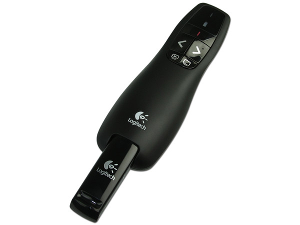 Presentador Inalámbrico Logitech r400 con puntero Láser Rojo