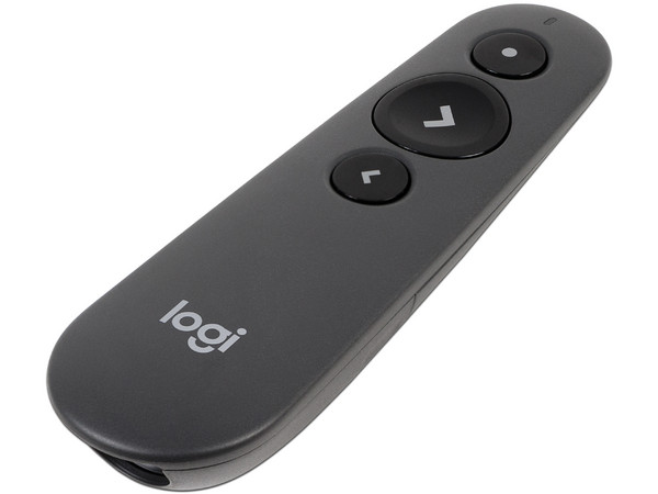 Presentador Inalámbrico Logitech R500 con puntero Láser rojo. Color Negro.
