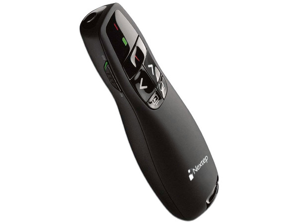 Presentador Inalámbrico Nextep NE-420, con apuntador láser, Color Negro.