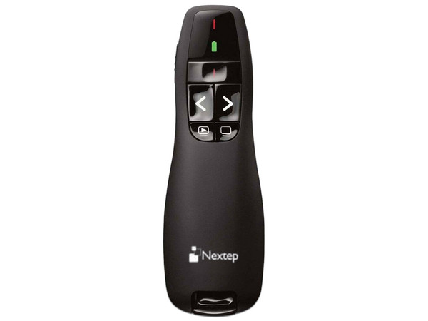 Presentador Inalámbrico Nextep NE-420, con apuntador láser, Color Negro.