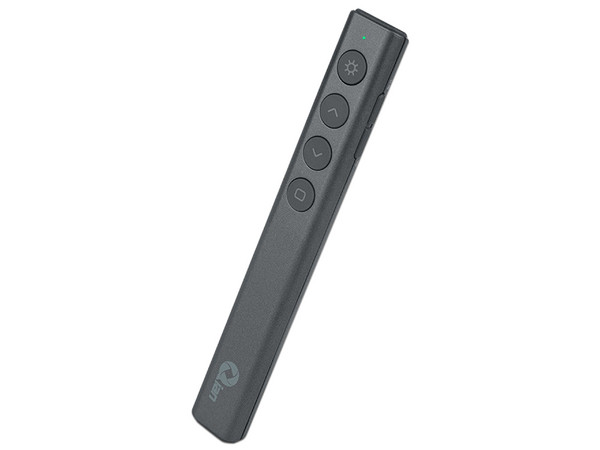Presentador Qian QXC-USGAN Inalámbrico con Tecnología RF y Puntero Láser Verde. Color Negro.