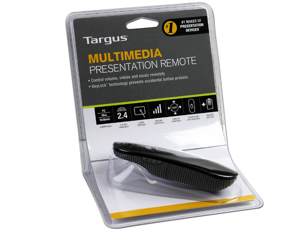 Presentador Inalámbrico Targus Multimedia con puntero Láser