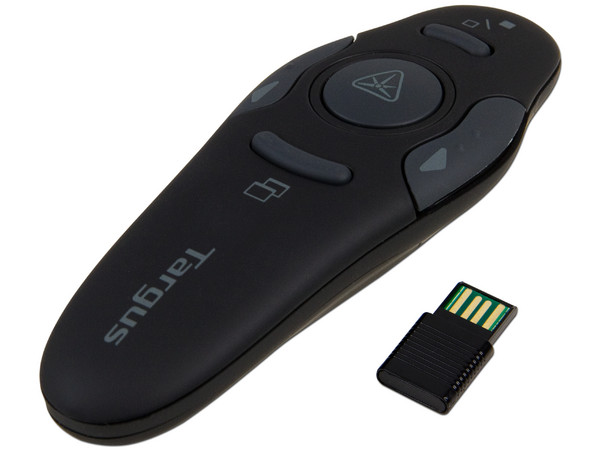 Presentador Inalámbrico Targus con puntero Láser, USB.