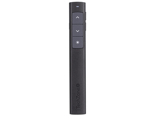 Apuntador Láser TechZone TZAPL03, Alcance hasta 50m, USB. Color Negro.