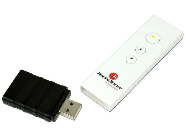 Presentador Inalámbrico TechZone con puntero Láser
