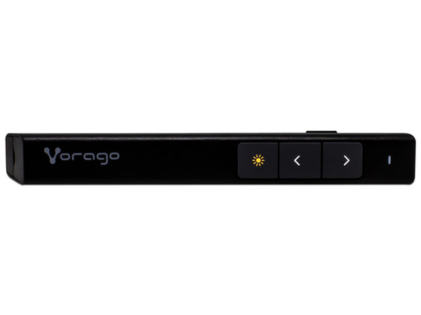 Presentador Laser Vorago Slim 300 con Apuntador, hasta 30m, USB.