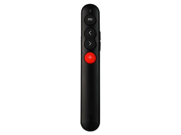 Presentador Inalámbrico Vorago LASP-305, con apuntador láser, Hasta 30m de alcance, USB, Color Negro.