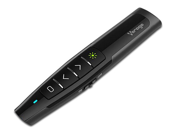 Presentador Inalámbrico Vorago LASP-400 con puntero Láser Verde.