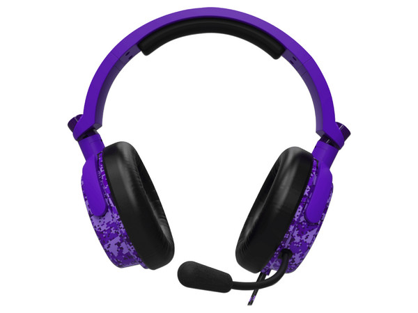 Audífonos Gamer con Micrófono 4Gamers C6-100, 3.5mm. Color Morado.