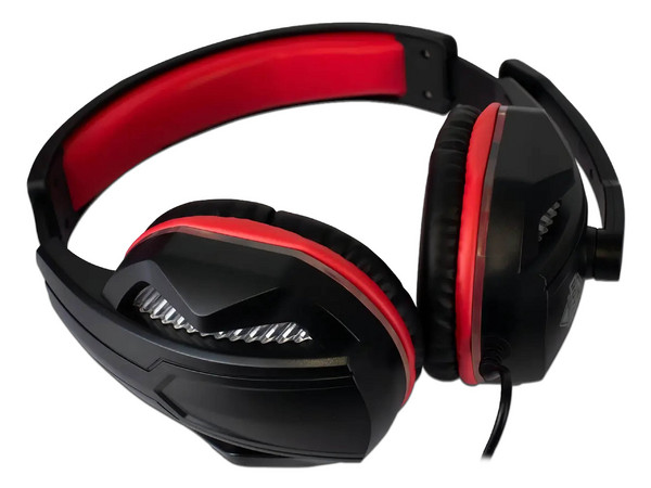 Audífonos con Micrófono AMD Royal Gaming Gear G10, USB. Color Rojo/Negro.