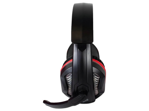 Audífonos con Micrófono AMD Royal Gaming Gear G10, USB. Color Rojo/Negro.