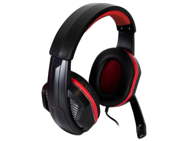 Audífonos con Micrófono AMD Royal Gaming Gear G10, USB. Color Rojo/Negro.