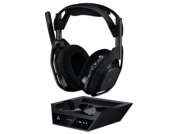 Audífonos Gamer Logitech Astro A50 X Lightspeed, Con Micrófono, Respuesta de Frecuencia 20Hz - 20kHz, Bluetooth, Compatible con PC y Consolas. Color Negro.