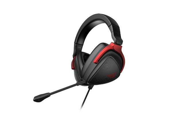 Audífonos Gamer Asus ROG Delta S Core, Sonido 7.1, Alámbricos, 1.5 Metros, Conector 3.5 mm, Color Negro/Rojo.